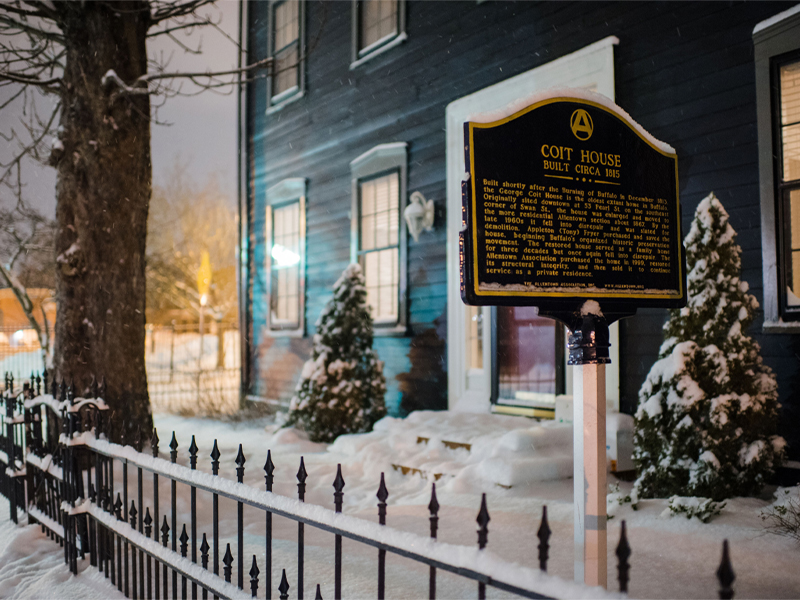 Exterior of The Coit House