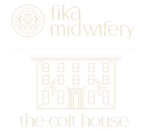 Fika Midwifery and The Coit House logos